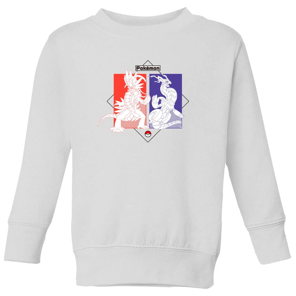 Pokémon Legendary Kids' Sweatshirt - White - 110/116 (5-6 jaar) - Wit Afbeelding 1