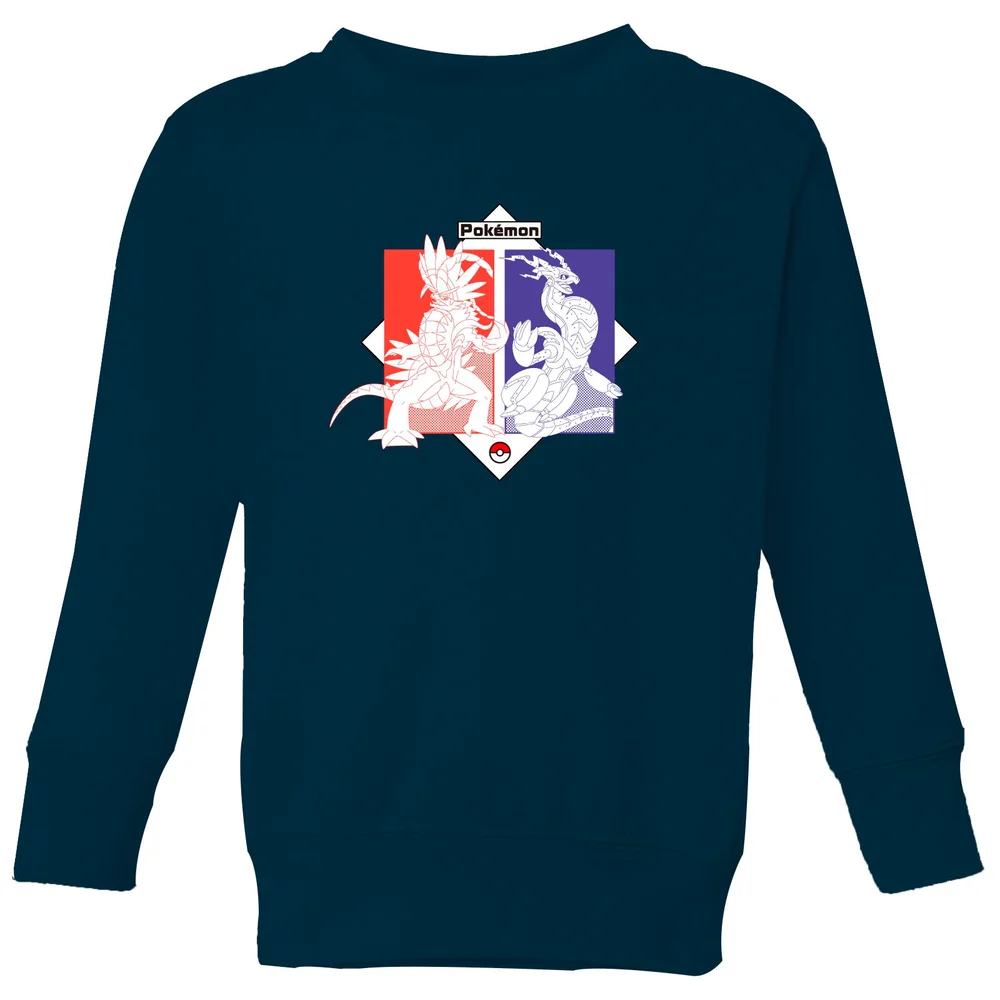 Pokémon Legendary Kids' Sweatshirt - Navy - 98/104 (3-4 jaar) Afbeelding 1