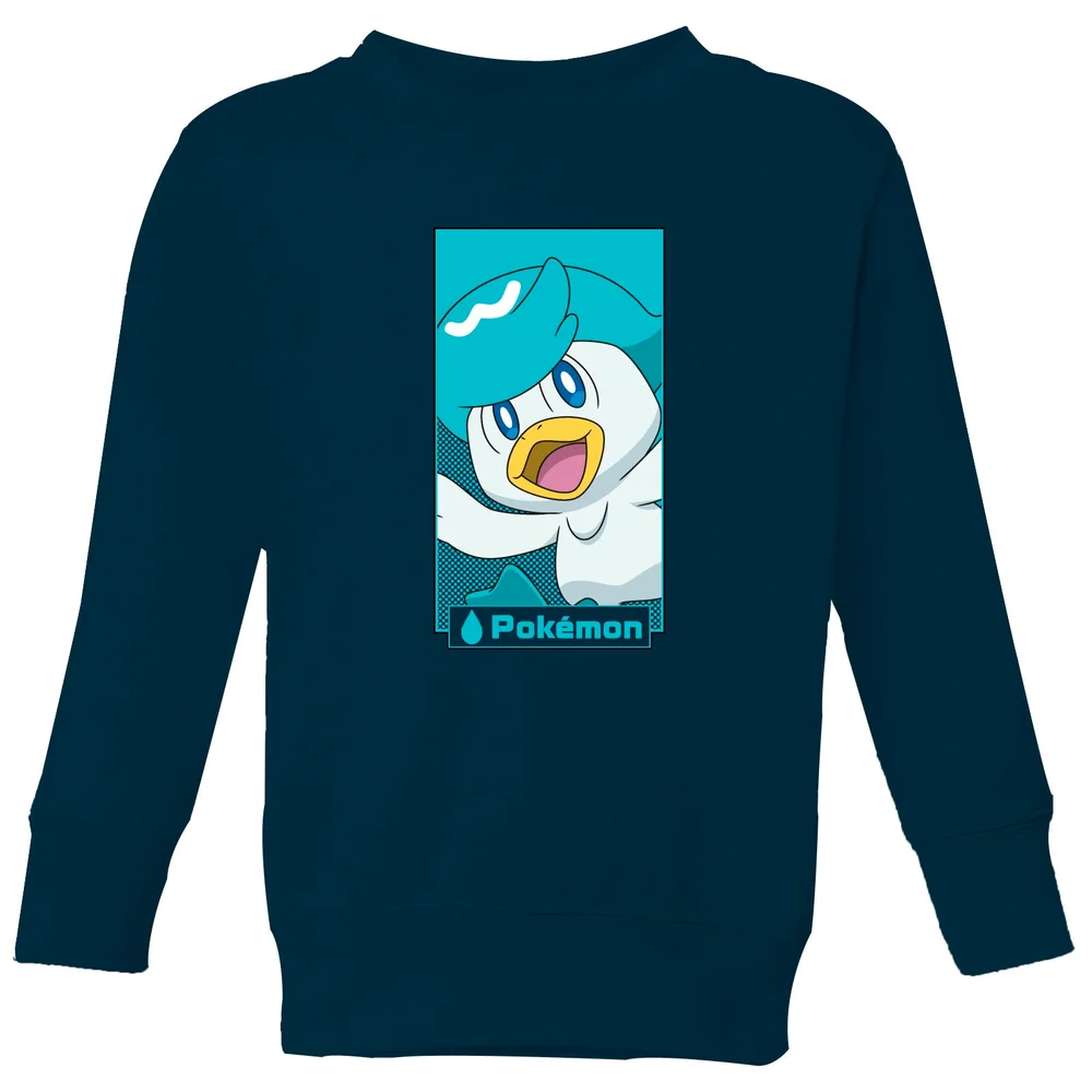 Pokémon Quaxly Kids' Sweatshirt - Navy - 98/104 (3-4 jaar) Afbeelding 1