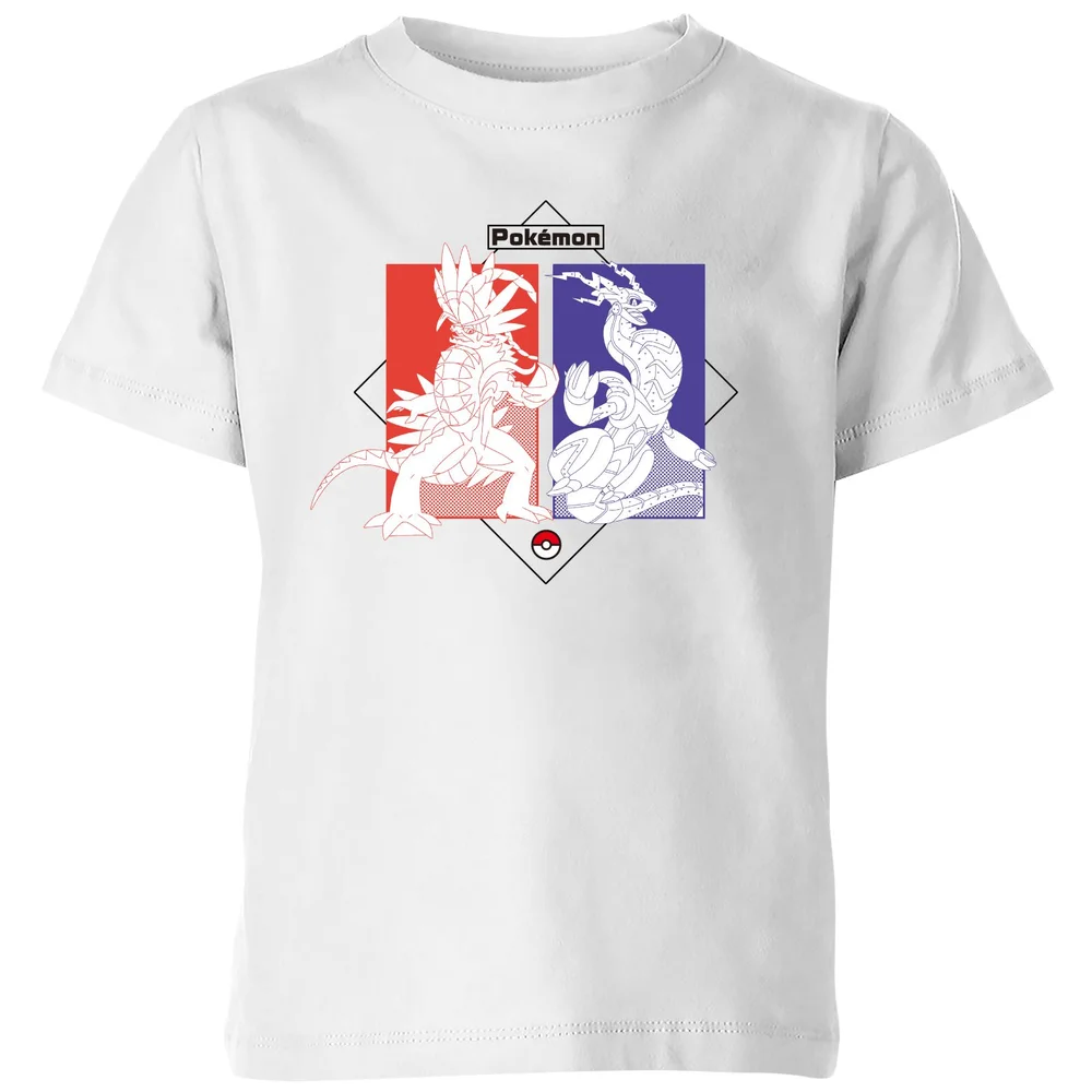 Pokémon Legendary Kids' T-Shirt - White - 98/104 (3-4 jaar) Afbeelding 1