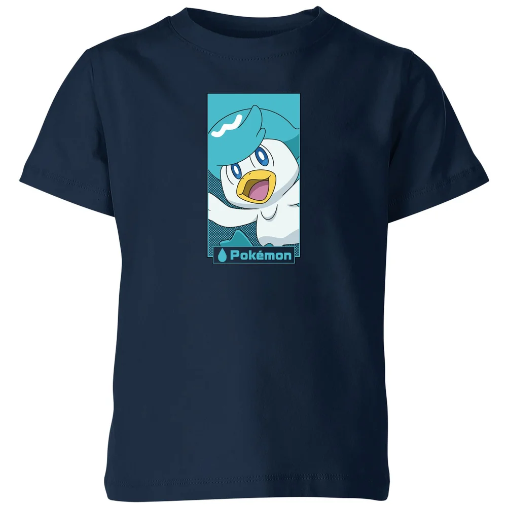 Pokémon Quaxly Kids' T-Shirt - Navy - 98/104 (3-4 jaar) Afbeelding 1