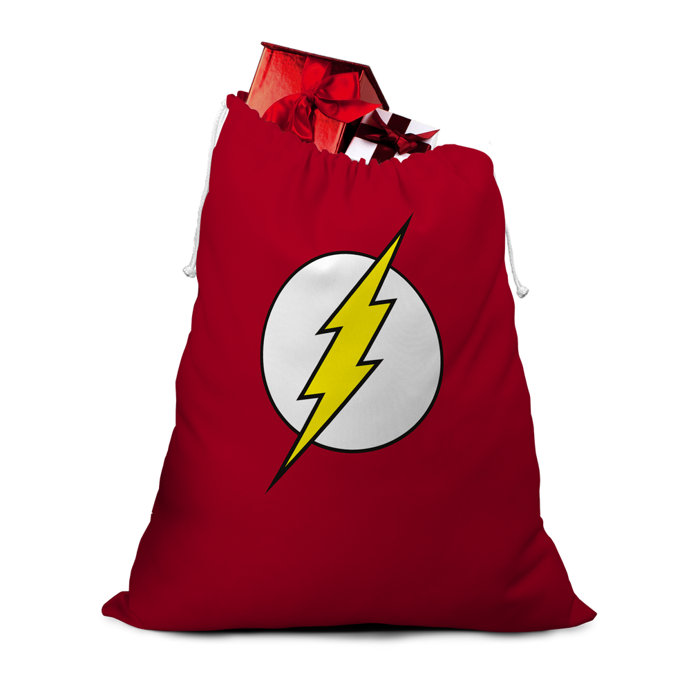 The Flash Logo Christmas Santa Sack Afbeelding 1
