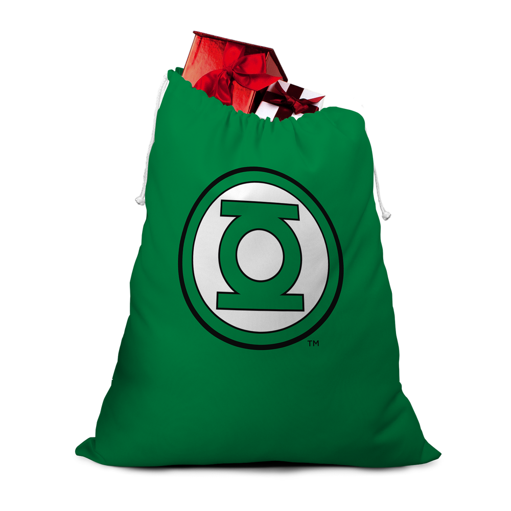 Green Lantern Logo Christmas Santa Sack Afbeelding 1