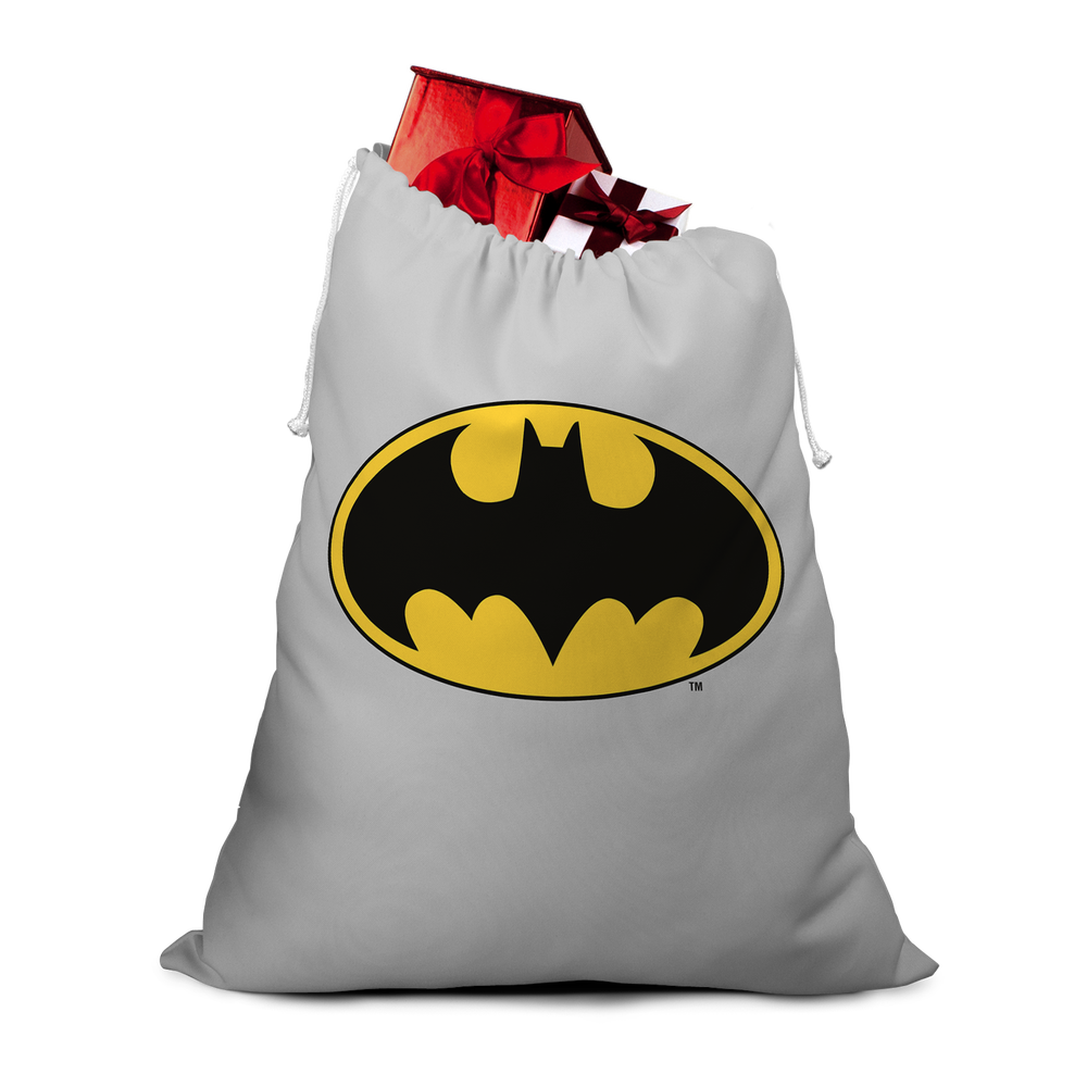 Batman Logo Christmas Santa Sack Afbeelding 1