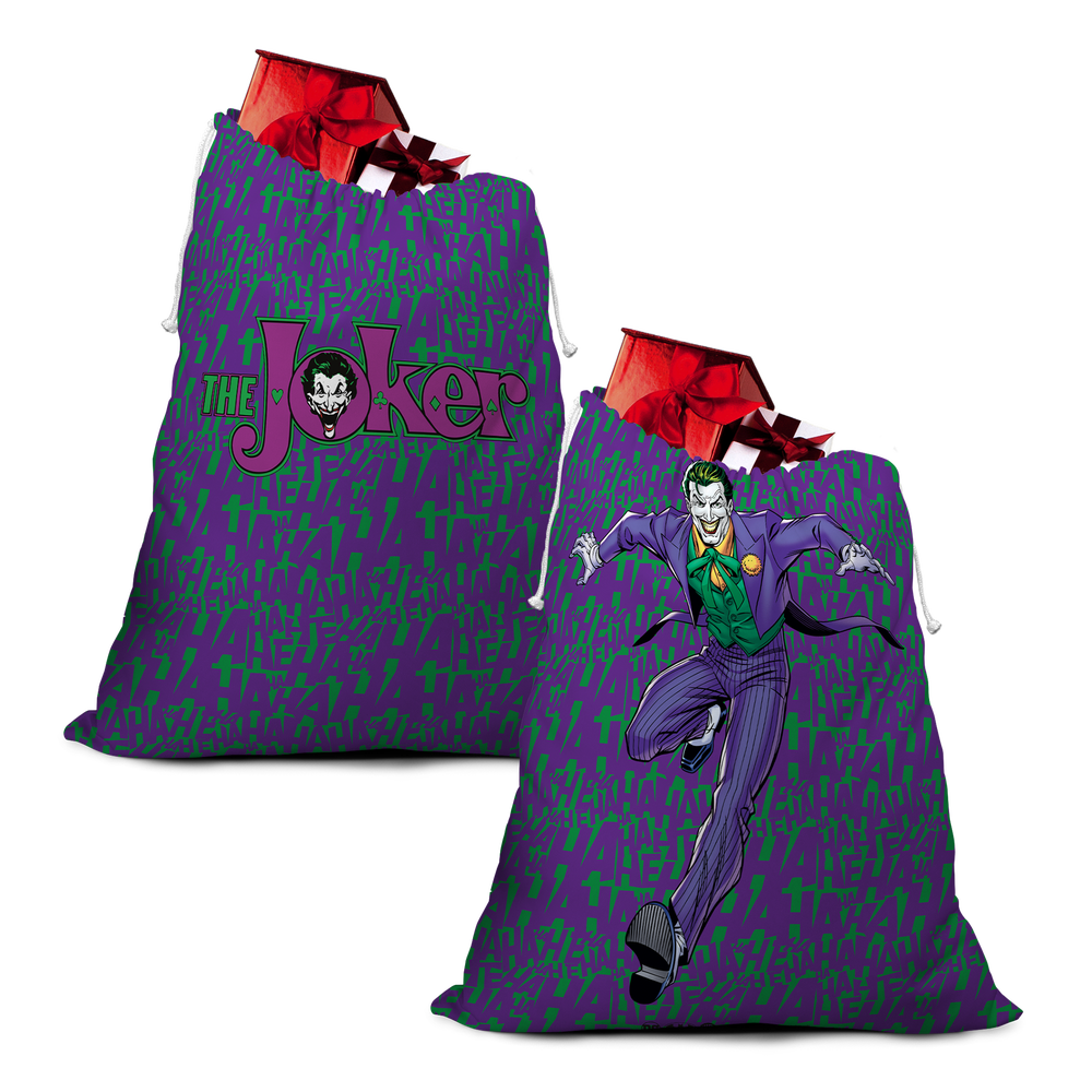The Joker Logo Christmas Santa Sack Afbeelding 1