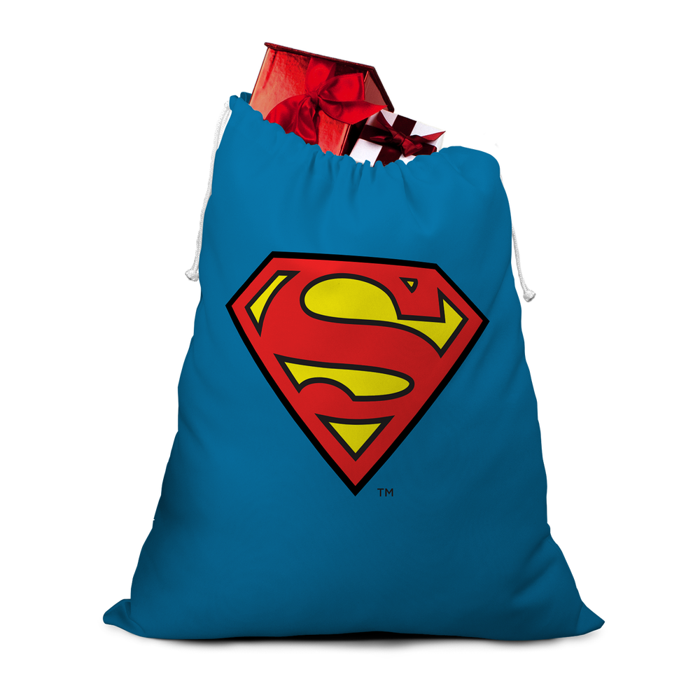 Superman Logo Christmas Santa Sack Afbeelding 1