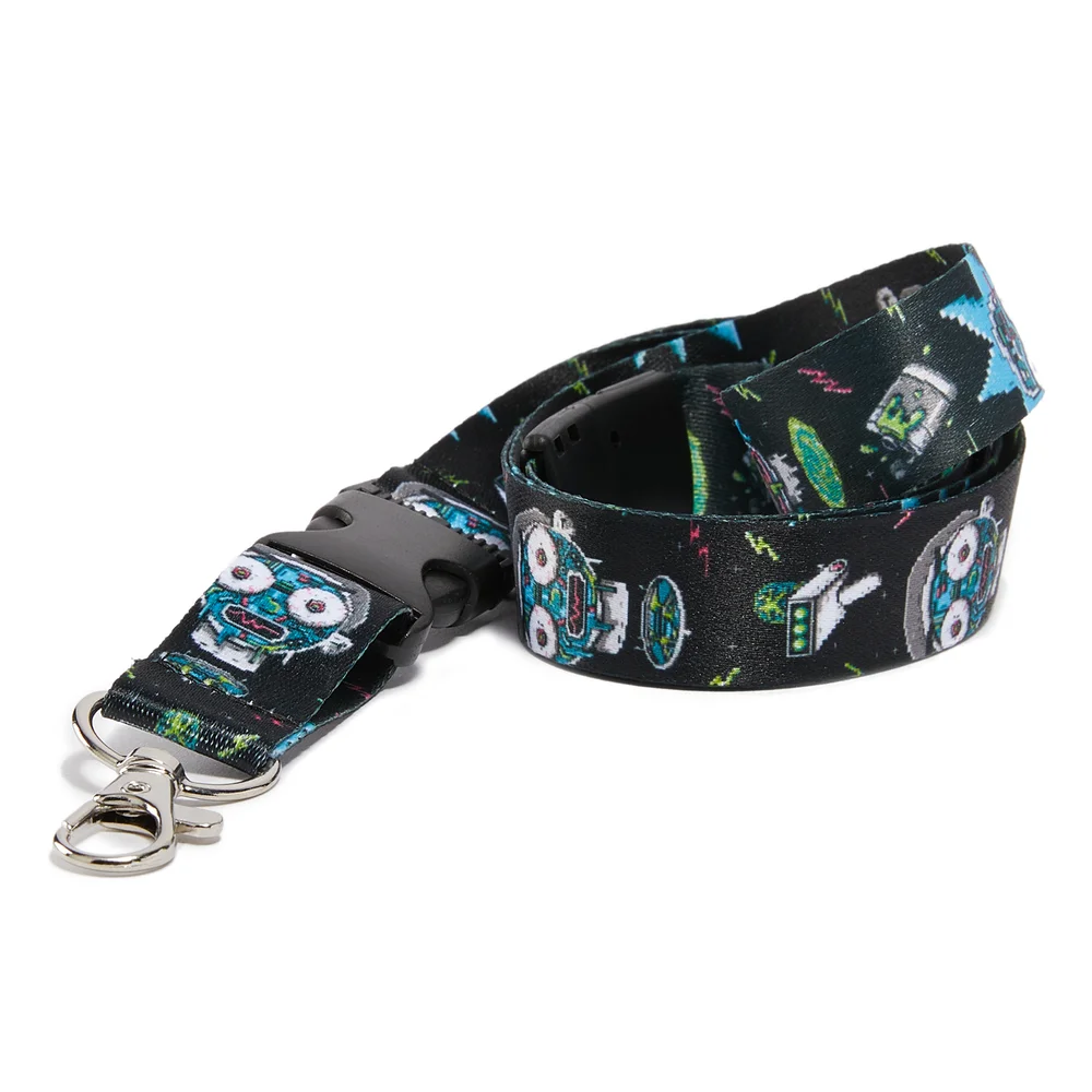 Akedo x Rick and Morty Pixelverse Lanyard Afbeelding 1