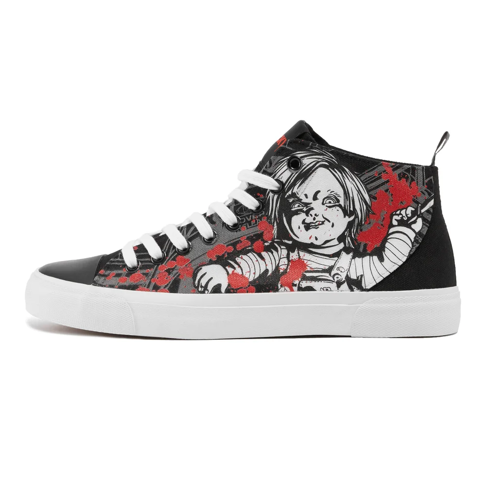 Akedo x Chucky You Are So Dead High Top - Black - UK 3 / EU 35.5 / US Men's 3.5 / Women's 5 Afbeelding 1