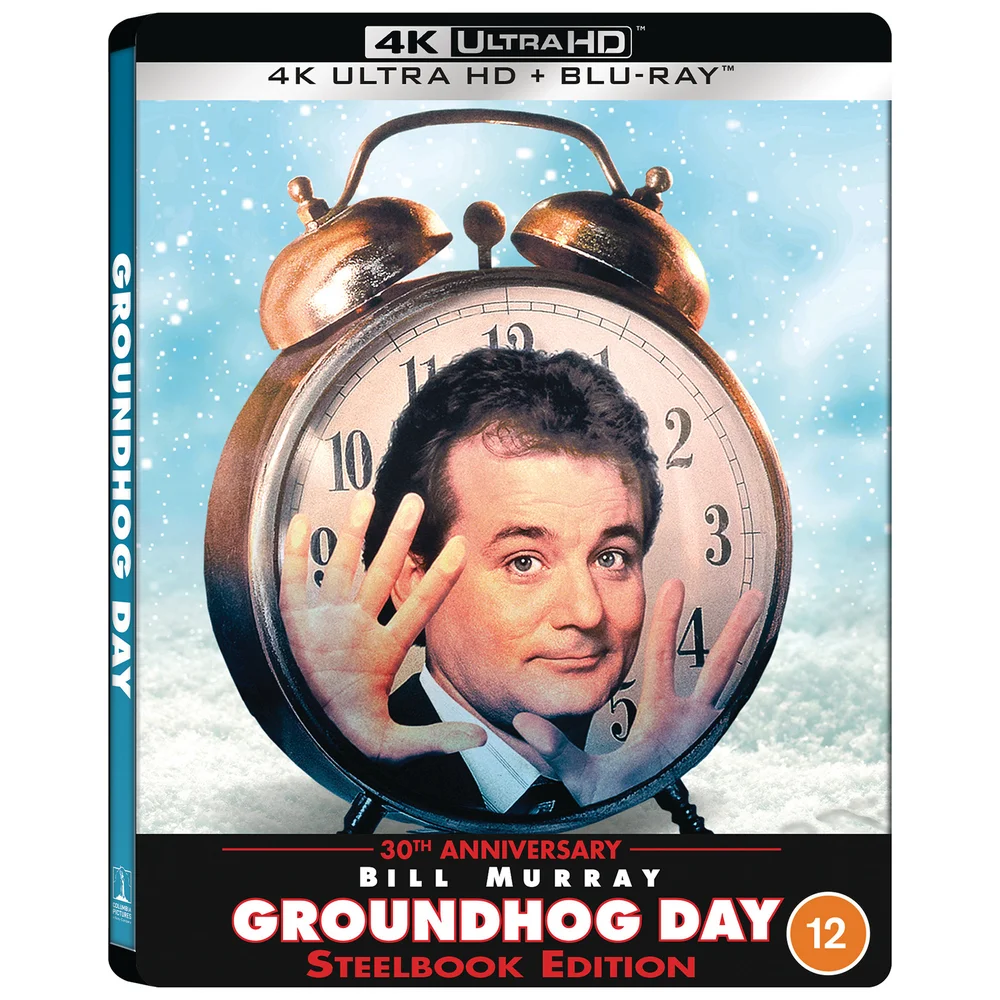 Groundhog Day Zavvi Exclusive 30th Anniversary Limited Edition 4K Ultra HD Steelbook (includes Blu-ray) Afbeelding 1