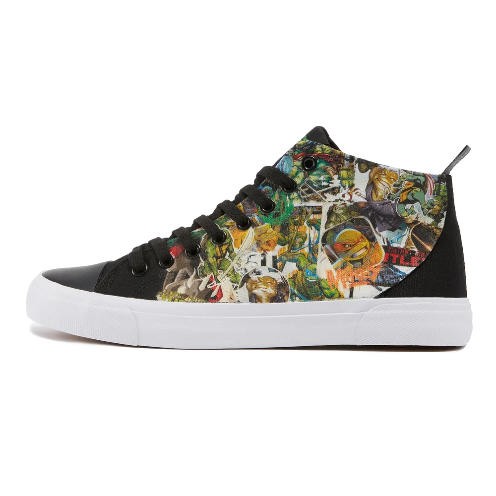 Akedo x TMNT Comics High Top - Black - UK 3 / EU 35.5 / US Men's 3.5 / Women's 5 Afbeelding 1
