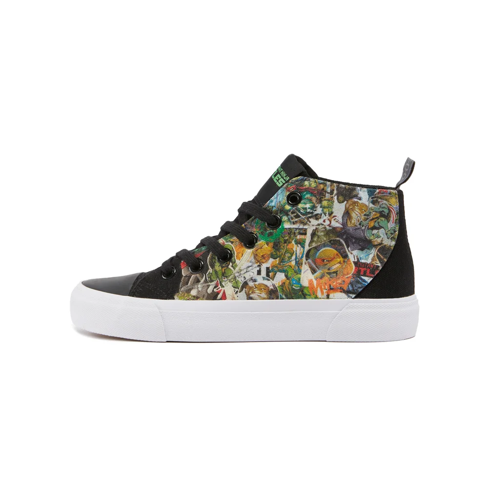Akedo x TMNT Comics Kids' High Top - Black - UK Kids 10 / EU28 Afbeelding 1