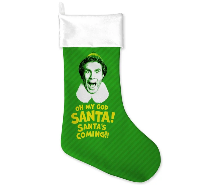 Elf Oh My God! Santa's Coming! Christmas Stocking