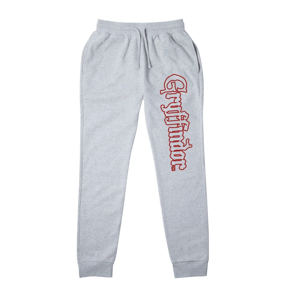 Harry Potter Gryffindor Script Joggers - Grey - S Afbeelding 1