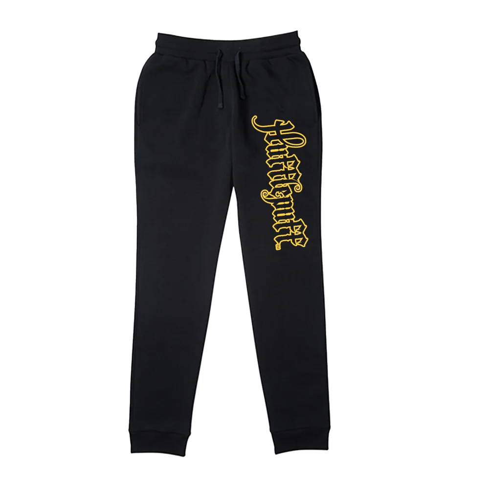 Harry Potter Hufflepuff Script Joggers - Black - S Afbeelding 1