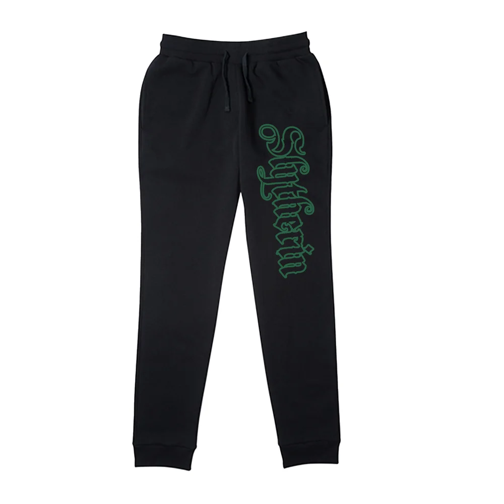 Harry Potter Slytherin Script Joggers - Black - S Afbeelding 1