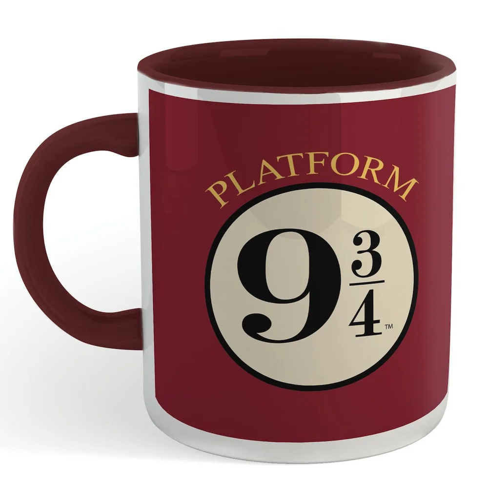Harry Potter Platform 9 3/4 Mug - Burgundy Afbeelding 1
