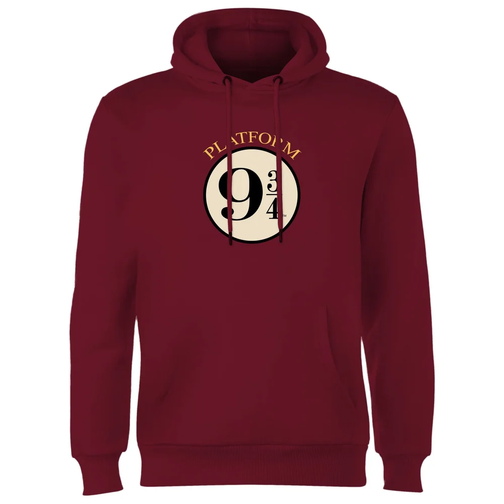 Harry Potter Platform 9 3/4 Hoodie - Burgundy - S Afbeelding 1