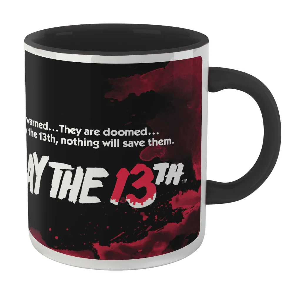 Friday the 13th Classic Poster Mug - Black Afbeelding 1