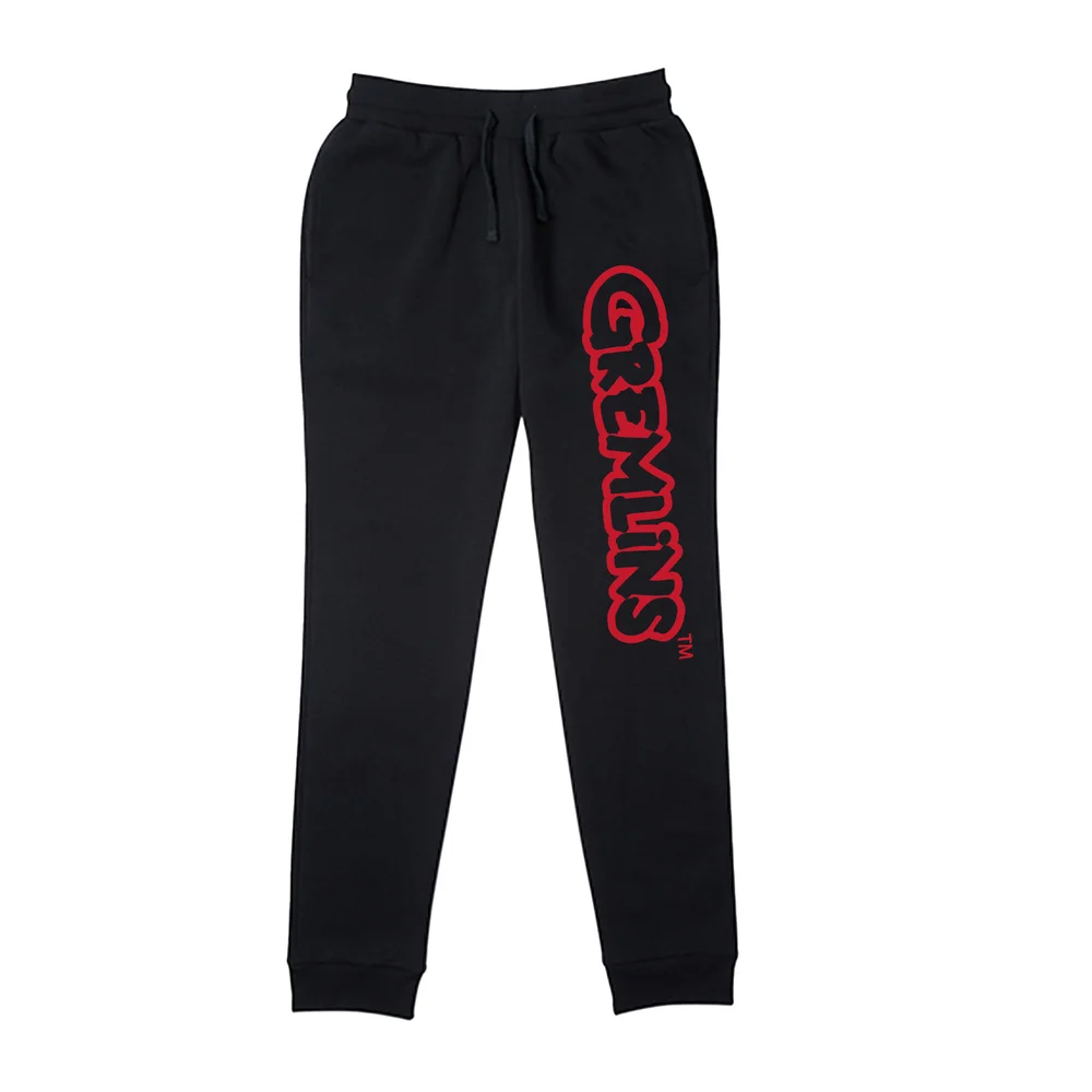 Gremlins Logo Joggers - Black - S - Zwart Afbeelding 1