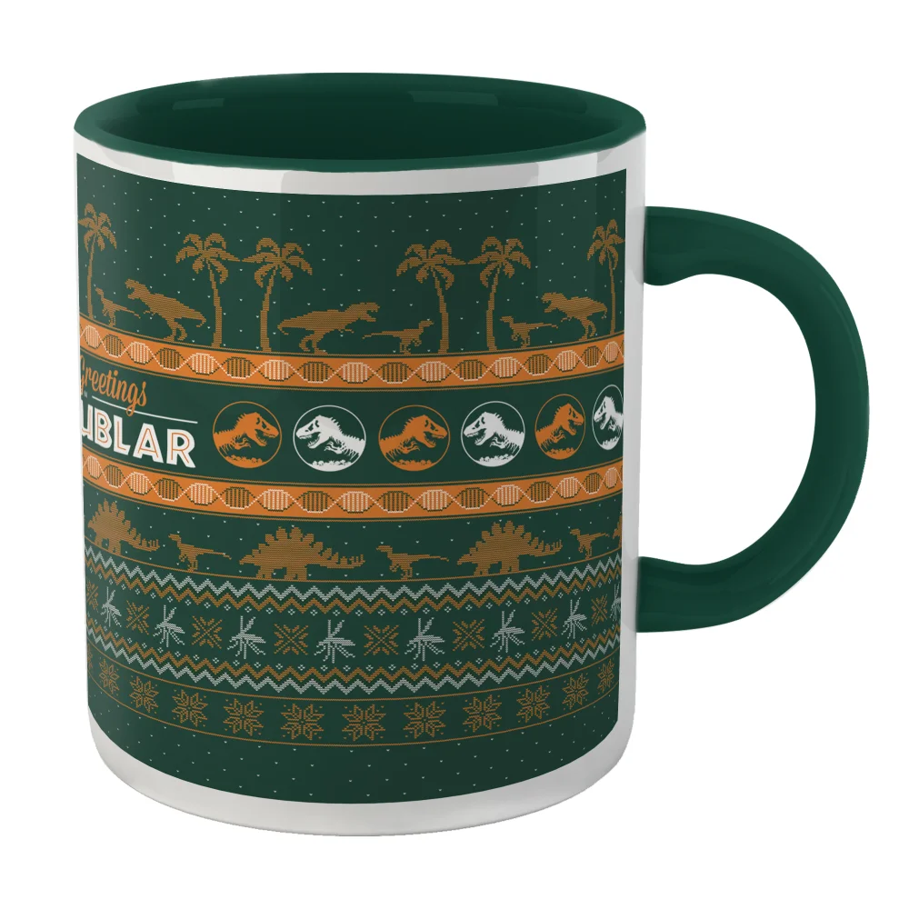 Seasons Greetings From Isla Nublar Mug - Green Afbeelding 1