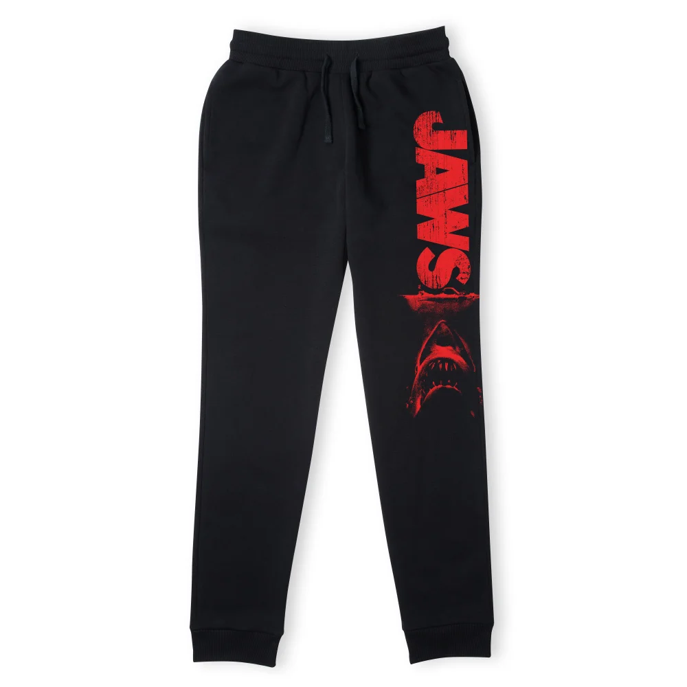 Jaws Classic Poster Joggers - Black - S Afbeelding 1