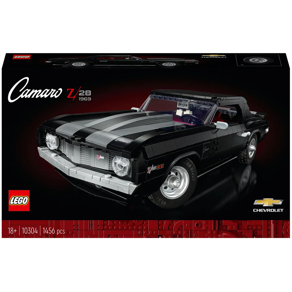 LEGO Icons Chevrolet Camaro Z28 Model Car Adult Set (10304) Afbeelding 1