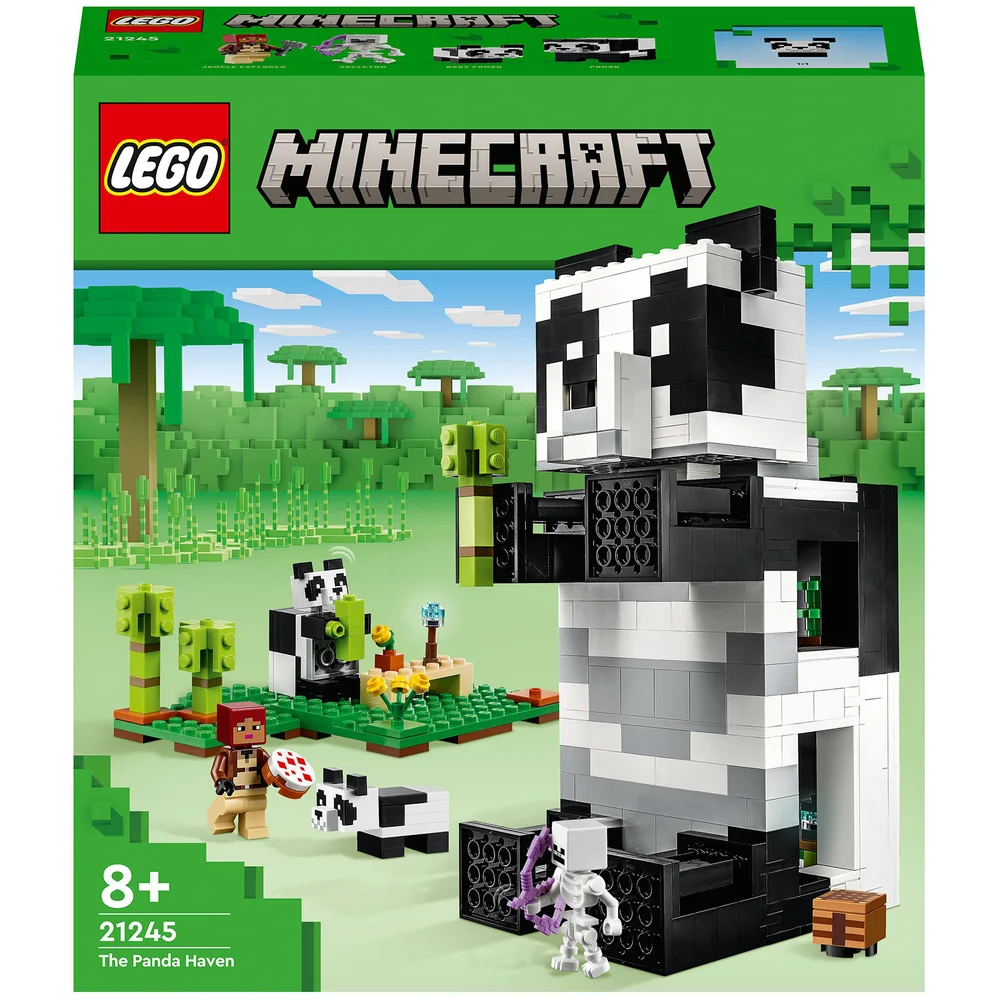 LEGO Minecraft: The Panda Haven Toy House with Animals (21245) Afbeelding 1