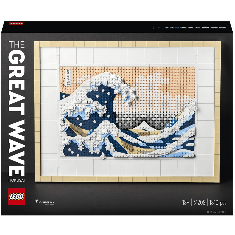 LEGO ART Hokusai – The Great Wave Wall Art Adults Set (31208) Afbeelding 1