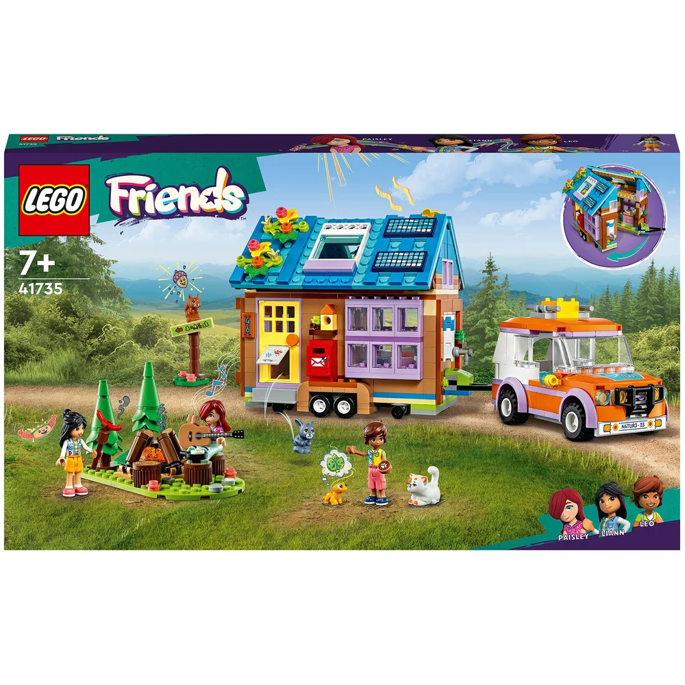 LEGO Friends: Mobile Tiny House Playset with Toy Car (41735) Afbeelding 1