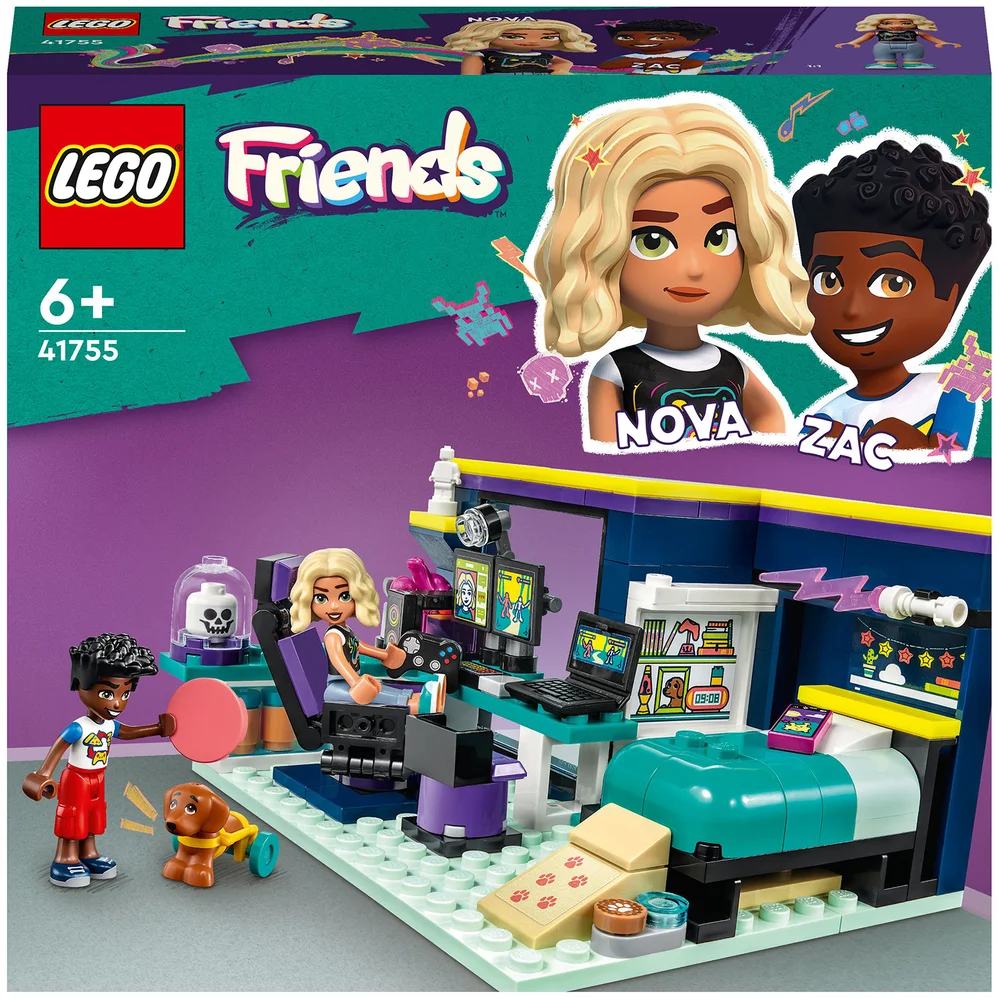 LEGO Friends: Nova's Room Gaming Bedroom Playset (41755) Afbeelding 1