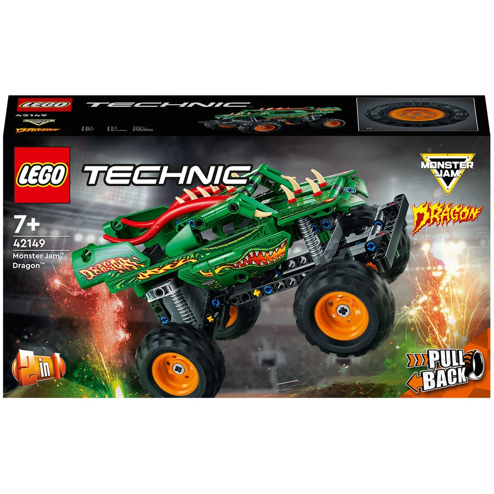 LEGO Technic: Monster Jam Dragon 2in1 Monster Truck Toy (42149) Afbeelding 1