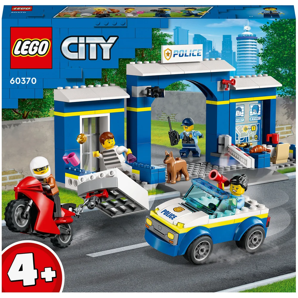 LEGO City: Police Station Chase Set with Police Car Toy (60370) Afbeelding 1
