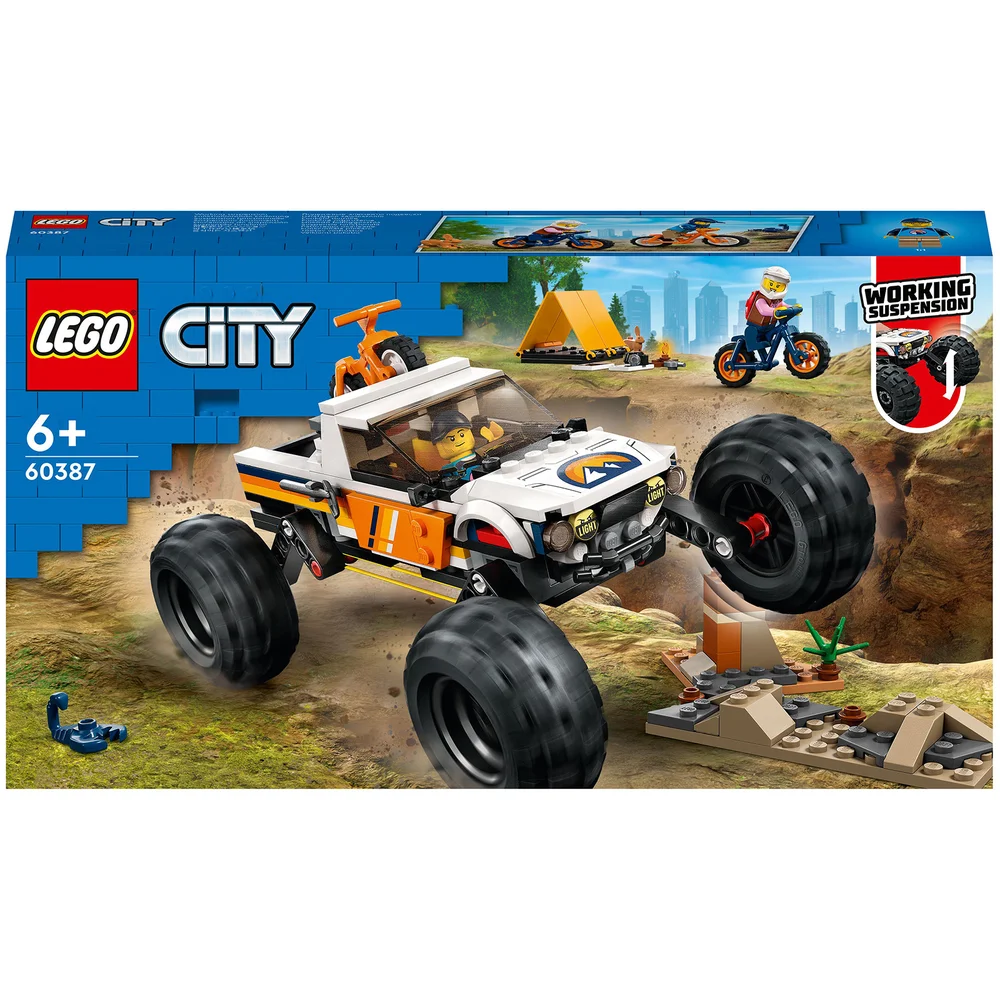 LEGO City: 4x4 Off-Roader Adventures Monster Truck Toy (60387) Afbeelding 1
