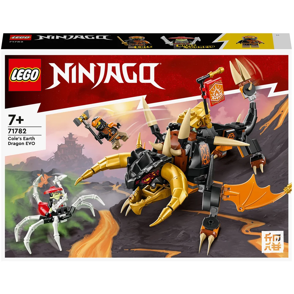 LEGO NINJAGO: Cole’s Earth Dragon EVO Ninja Action Toy (71782) Afbeelding 1