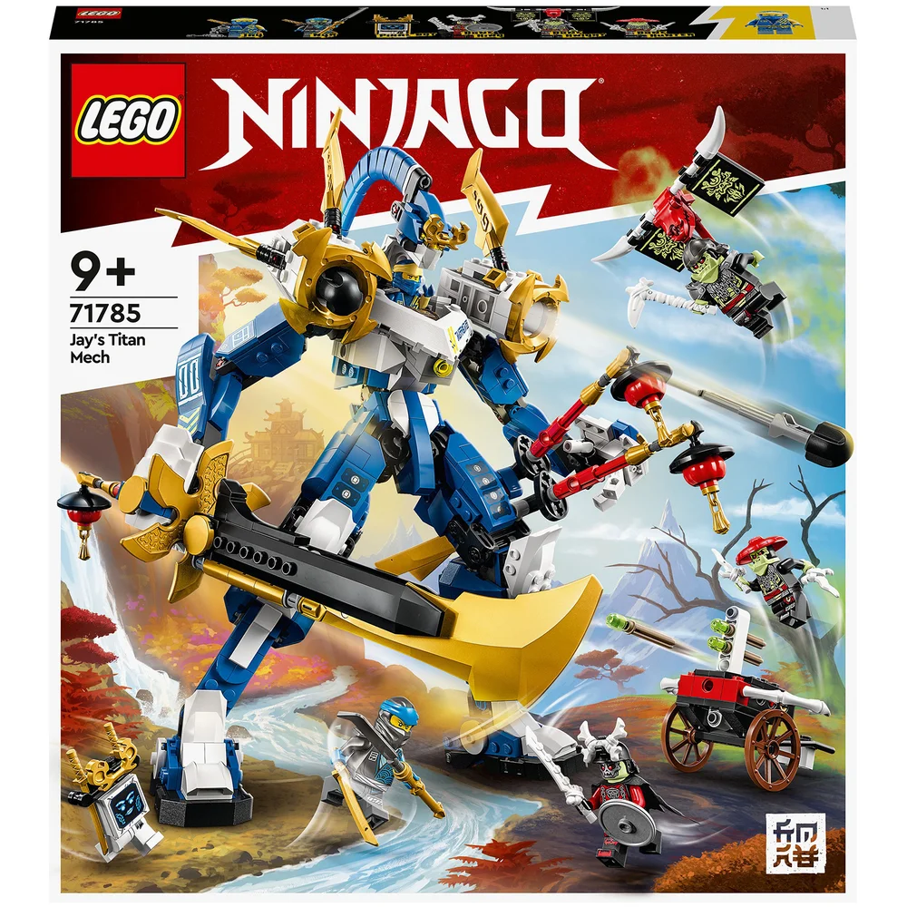 LEGO NINJAGO: Jay’s Titan Mech Action Figure Battle Toy (71785) Afbeelding 1