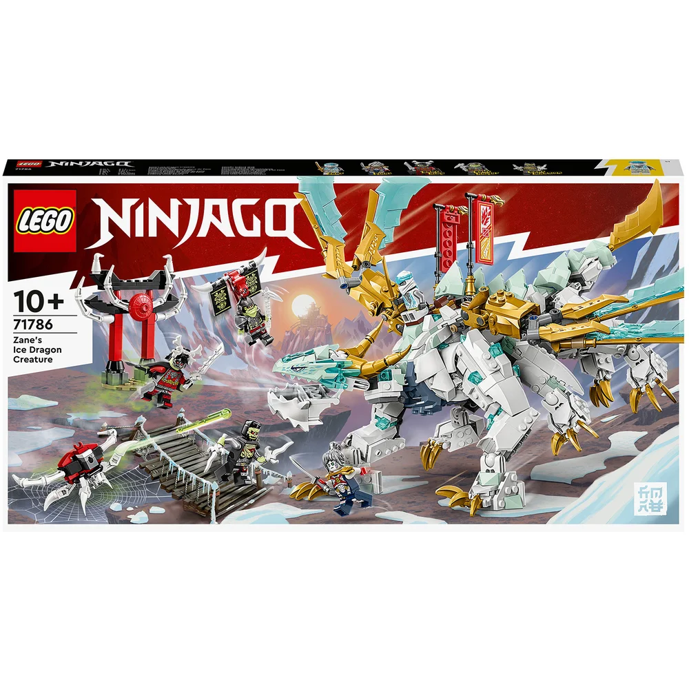 LEGO NINJAGO: Zane’s Ice Dragon Creature Building Toy (71786) Afbeelding 1