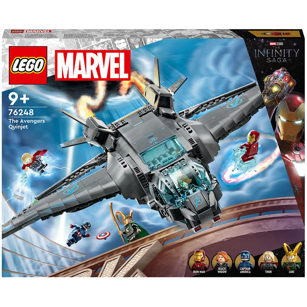 LEGO Marvel The Avengers Quinjet Infinity Saga Set (76248) Afbeelding 1