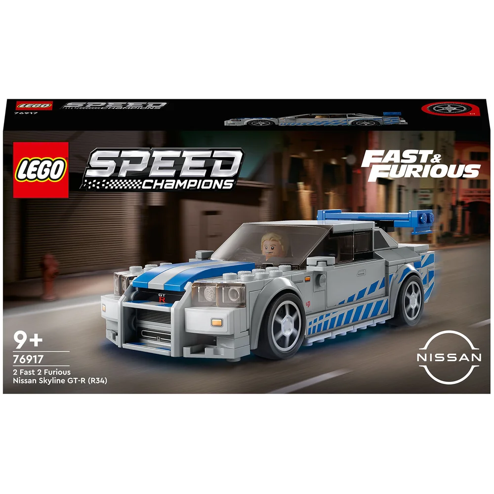 LEGO Speed Champions: 2 Fast 2 Furious Nissan Skyline GT-R (R34) (76917) Afbeelding 1