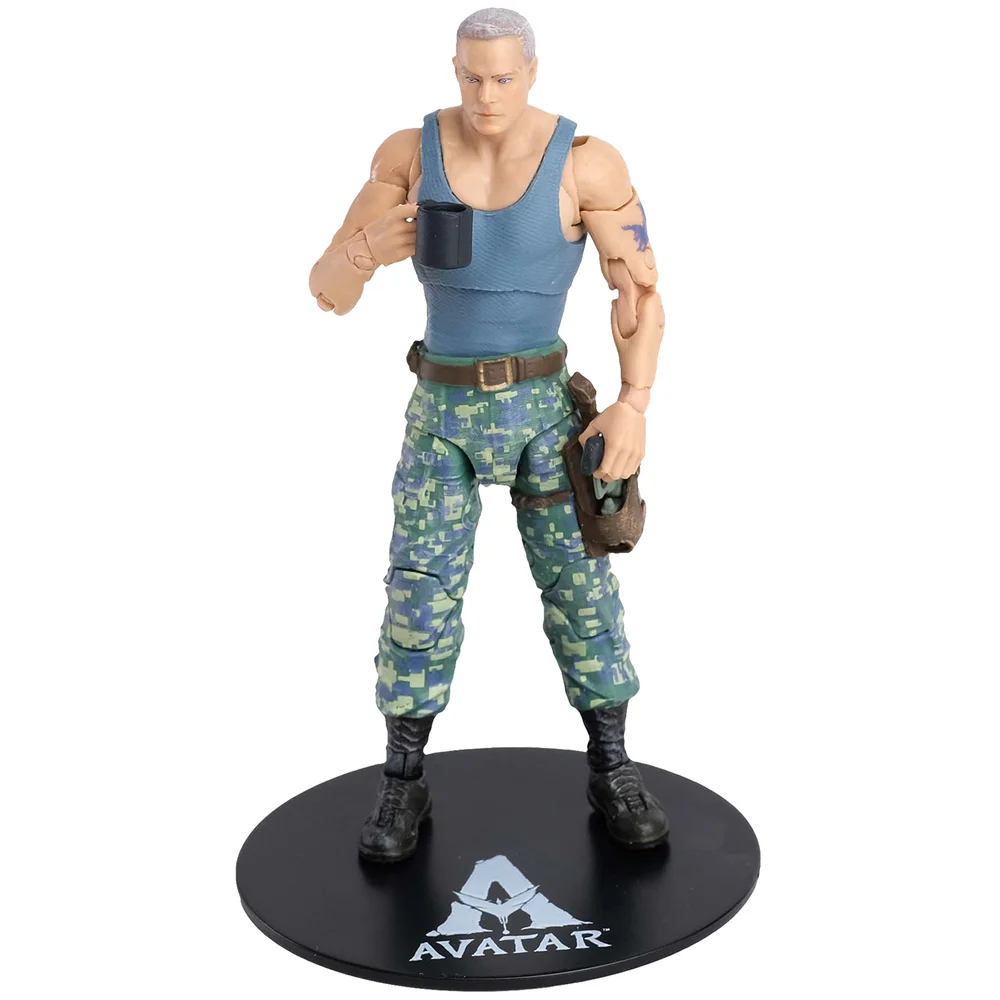 McFarlane Disney Avatar World of Pandora Colonel Miles Quaritch Action Figure Afbeelding 1