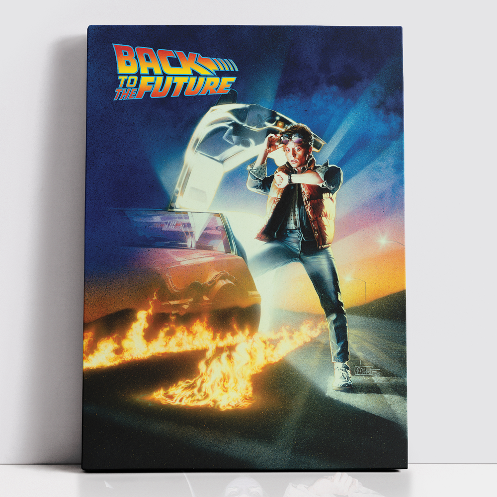 Decorsome x Back To The Future Classic Poster Rectangular Canvas - 12x18 inch Afbeelding 1