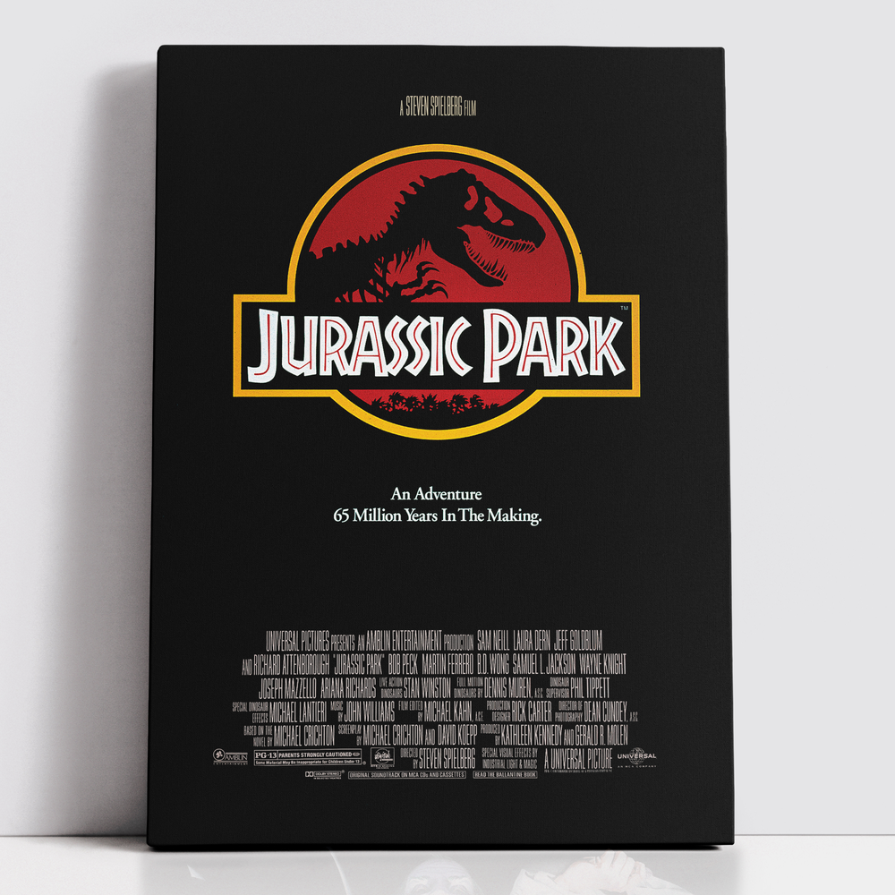 Decorsome x Jurassic Classic Poster Rectangular Canvas - 12x18 inch Afbeelding 1
