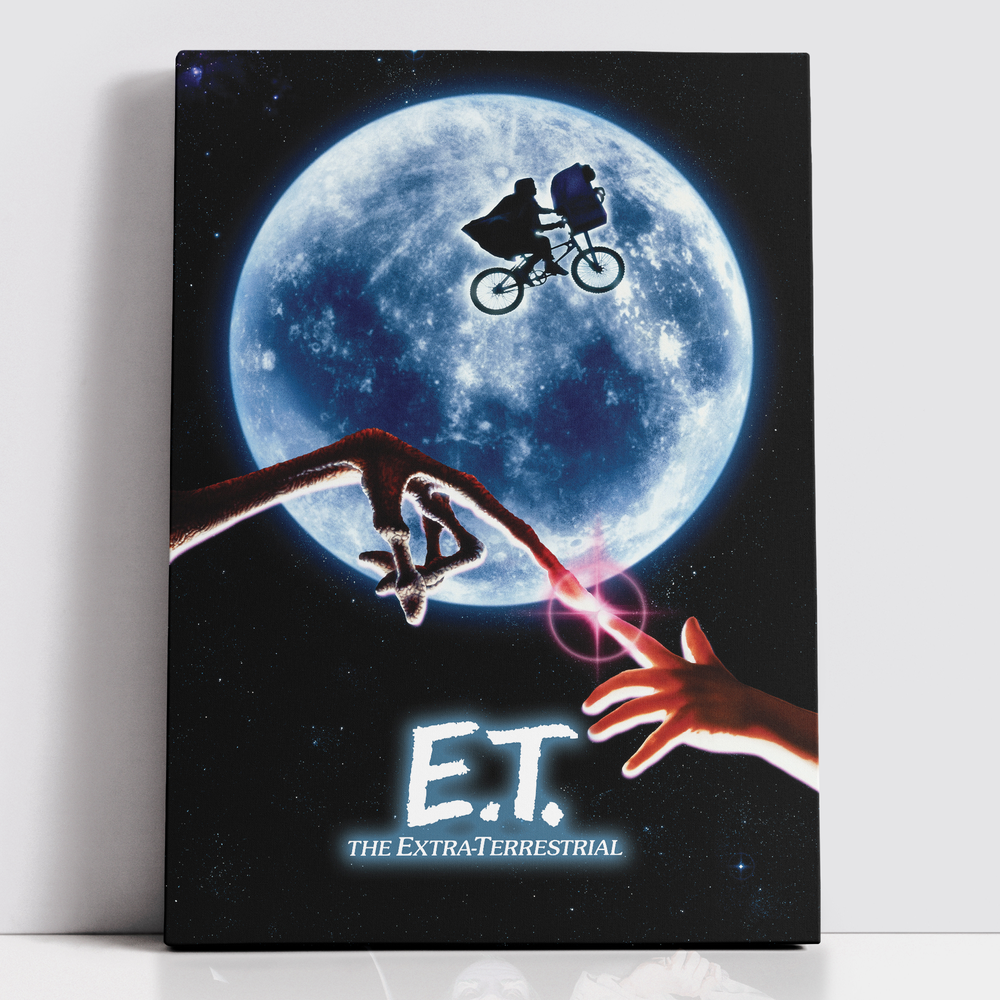 Decorsome x E.T. the Extra-Terrestrial Classic Poster Rectangular Canvas - 12x18 inch Afbeelding 1