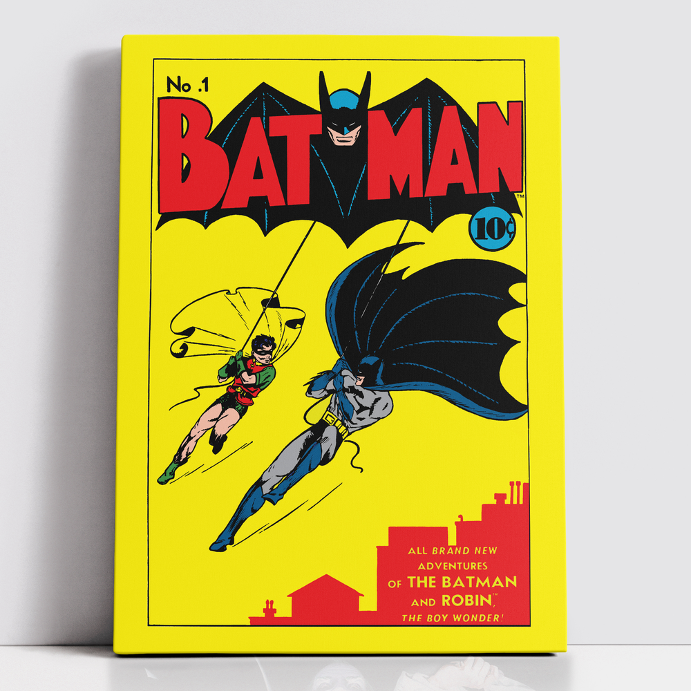 Decorsome x Batman Issue No. 1 Rectangular Canvas - 12x18 inch Afbeelding 1