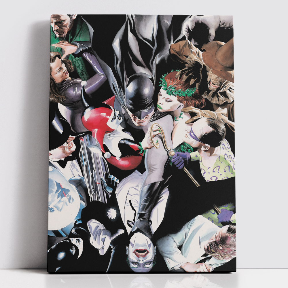 Decorsome x Batman Rogues Gallery Rectangular Canvas - 12x18 inch Afbeelding 1