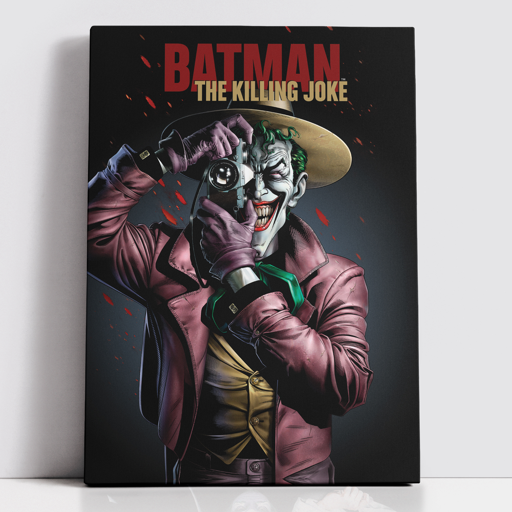 Decorsome x Batman The Killing Joke Rectangular Canvas - 12x18 inch Afbeelding 1