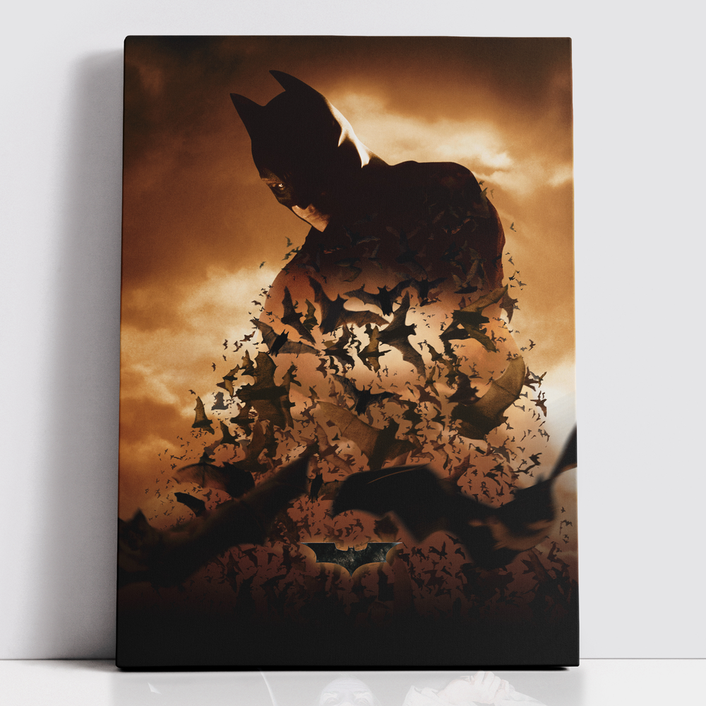 Decorsome x Batman Begins Rectangular Canvas - 12x18 inch Afbeelding 1