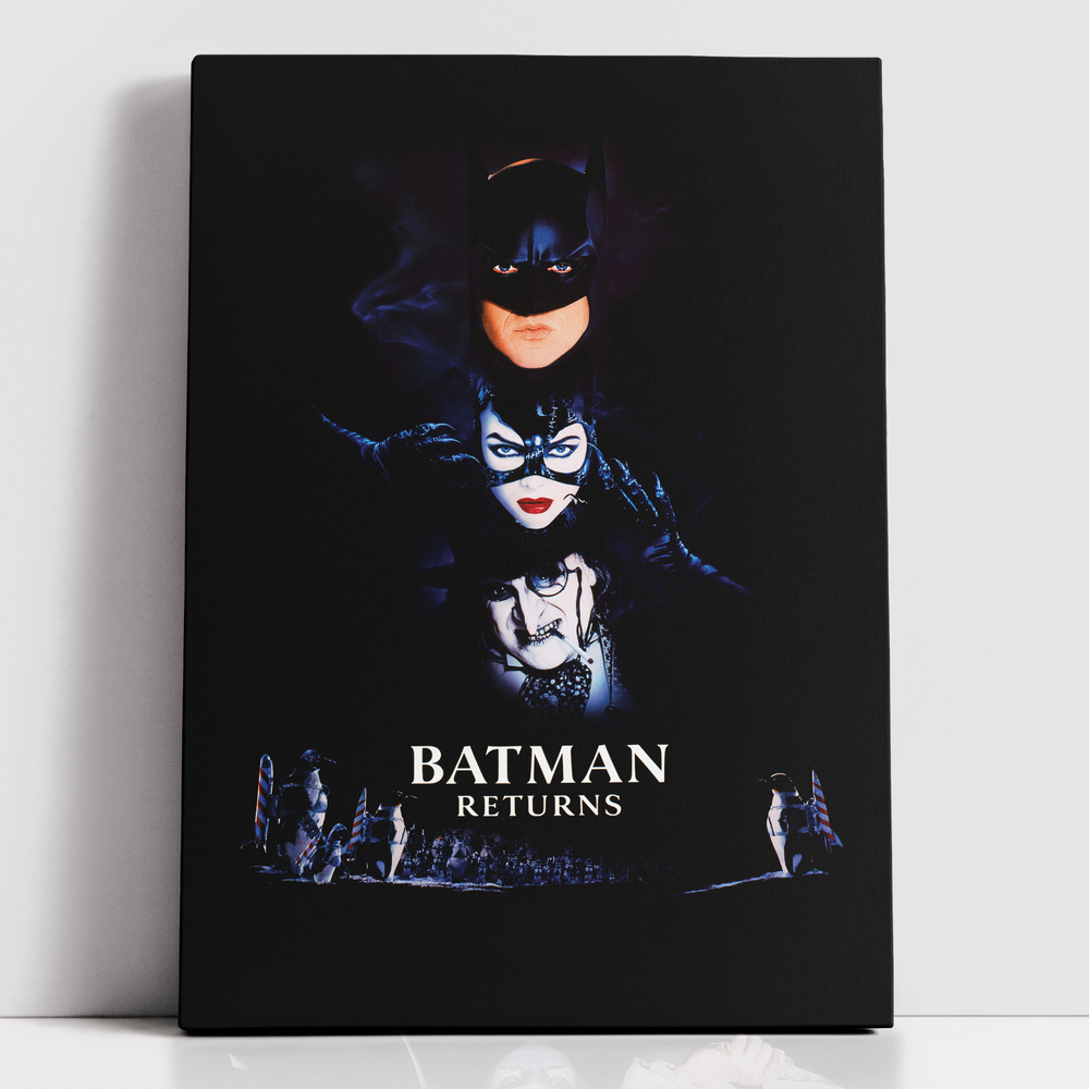 Decorsome x Batman Returns Classic Poster Rectangular Canvas - 12x18 inch Afbeelding 1