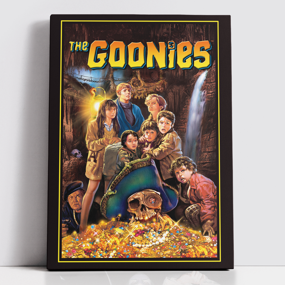 Decorsome x The Goonies Cover Art Rectangular Canvas - 12x18 inch Afbeelding 1