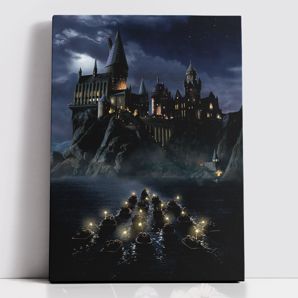 Decorsome x Harry Potter Hogwarts Castle Rectangular Canvas - 12x18 inch Afbeelding 1