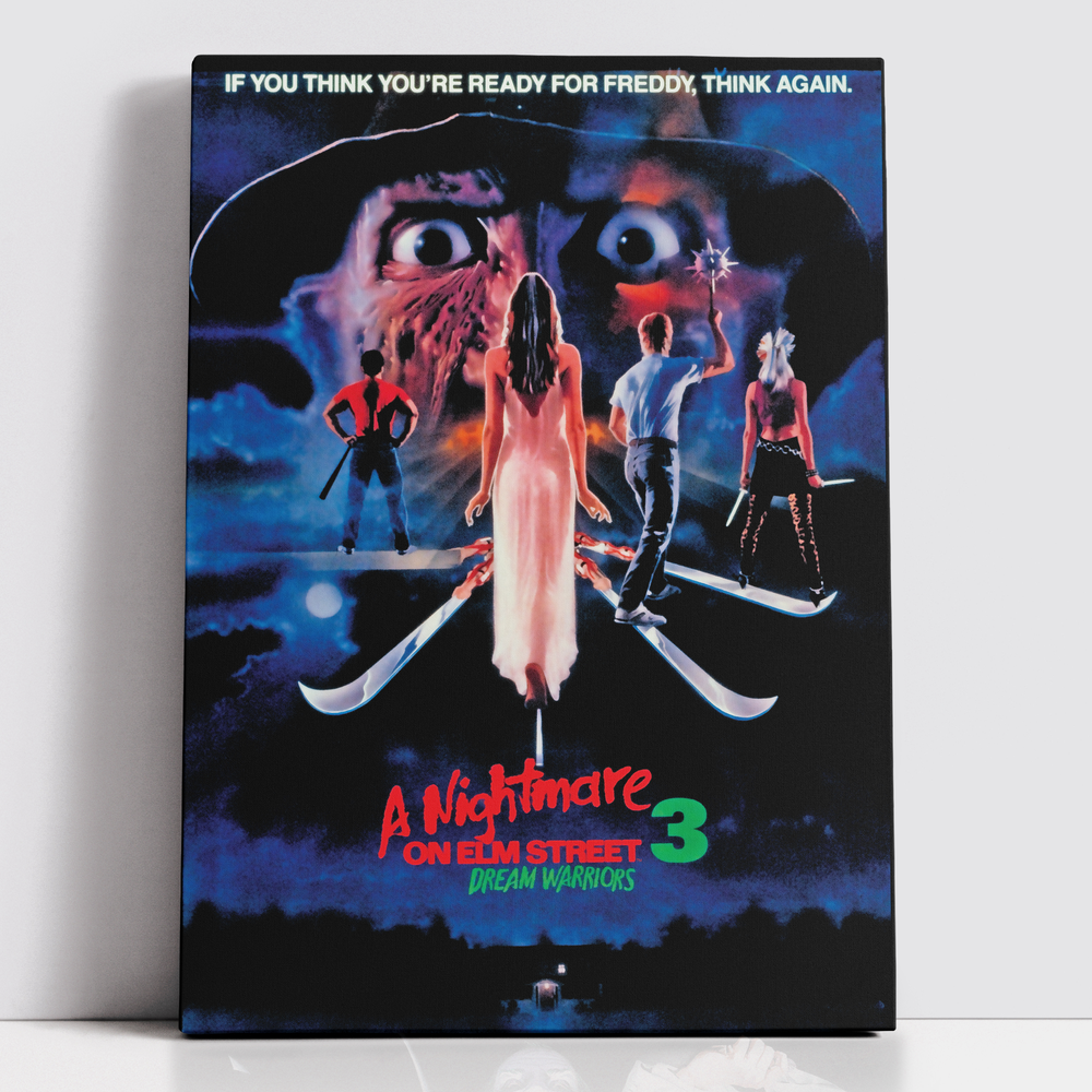 Decorsome x A Nightmare On Elm Street Dream Warriors Rectangular Canvas - 12x18 inch Afbeelding 1